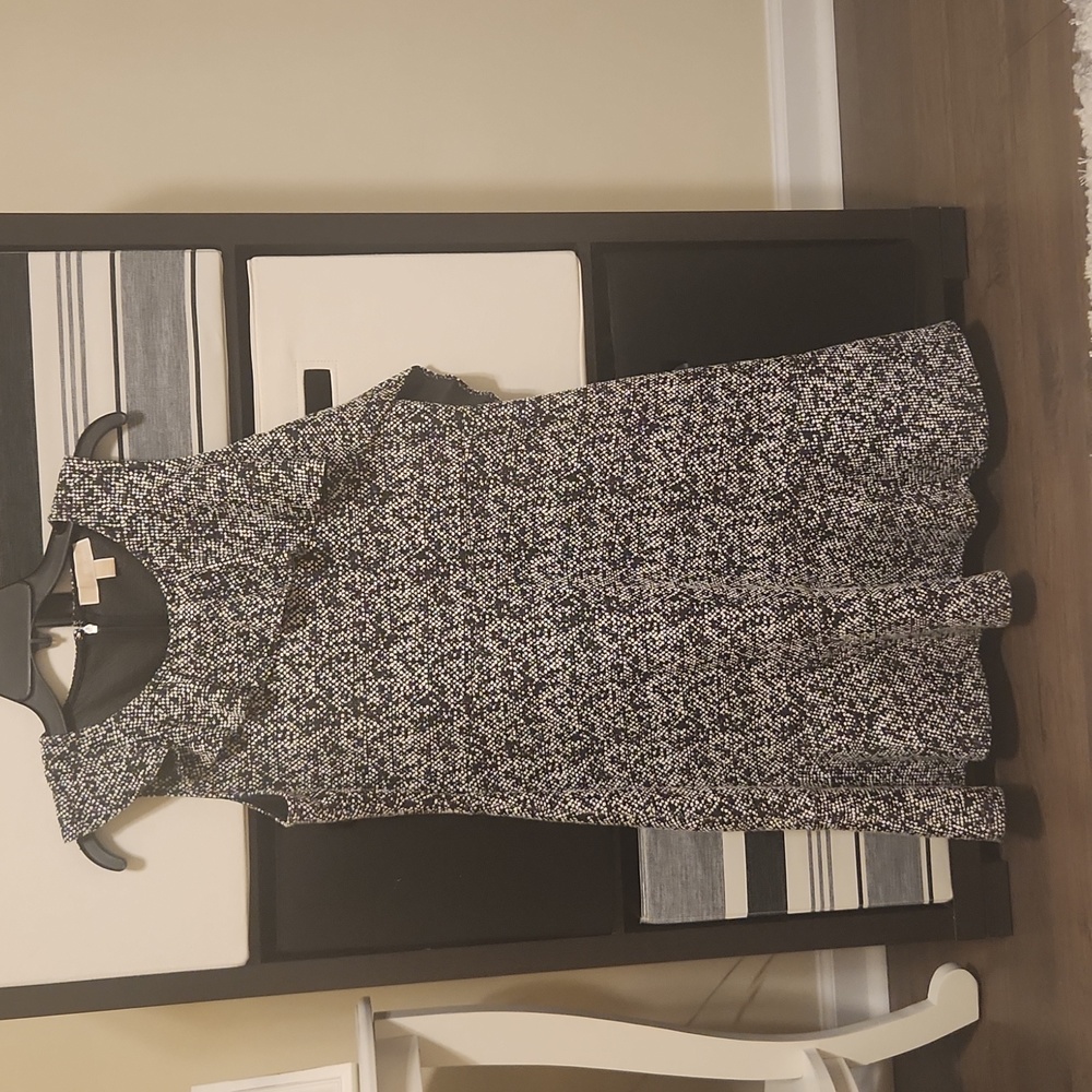 Michael Kors black and white short dress, size large